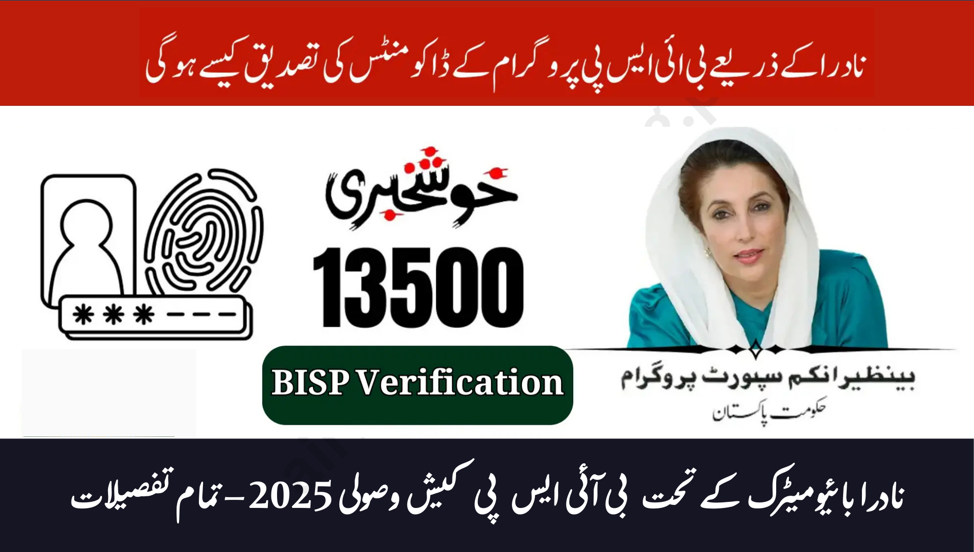 NADRA Biometric BISP Cash Payments September 2025