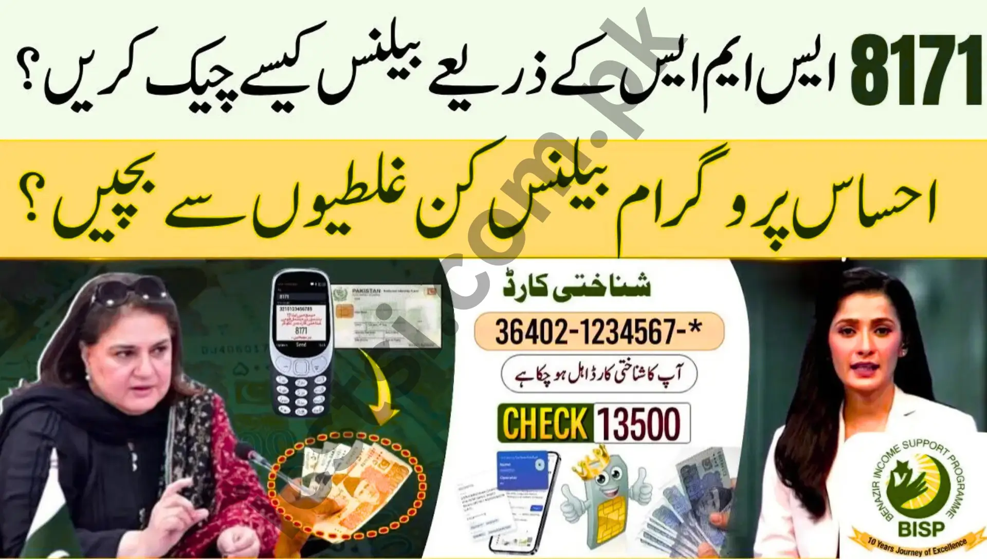 Check Ehsaas Program Balance
