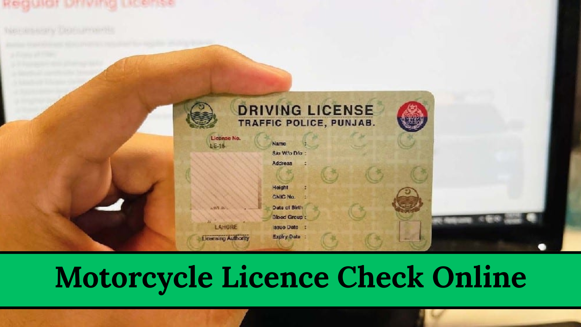 Motorcycle Licence Check Online