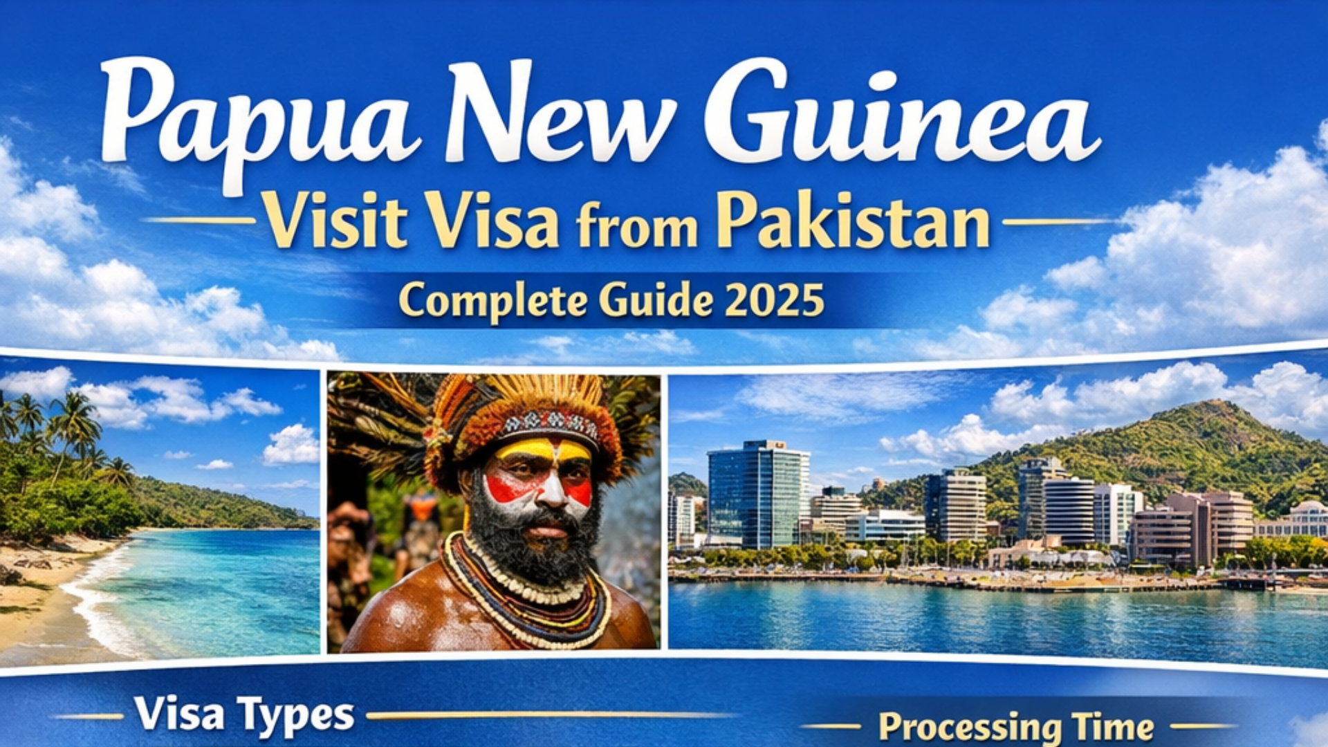 Papua New Guinea Visit Visa from Pakistan