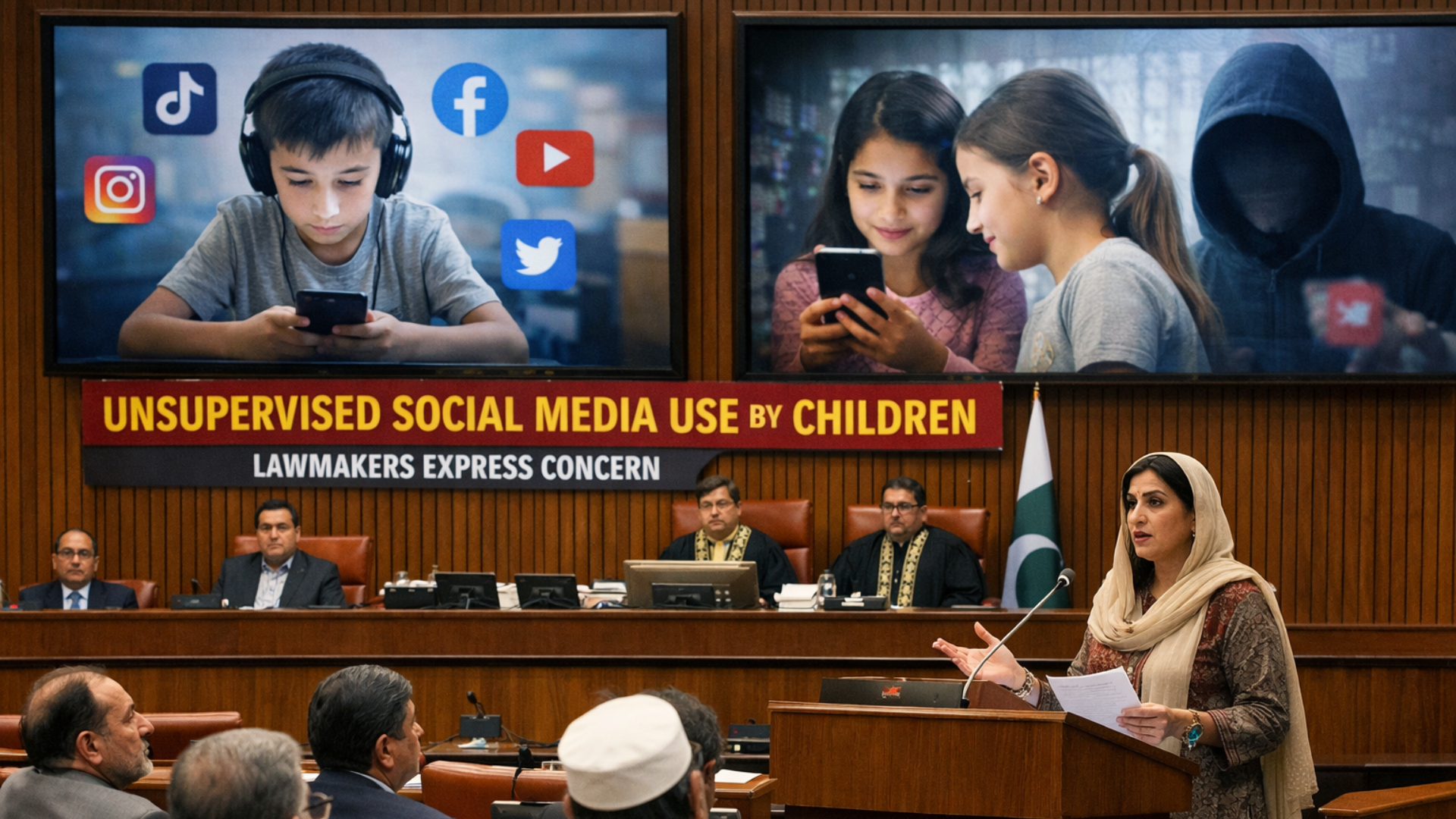 Action Against Unsupervised Social Media Use by Children