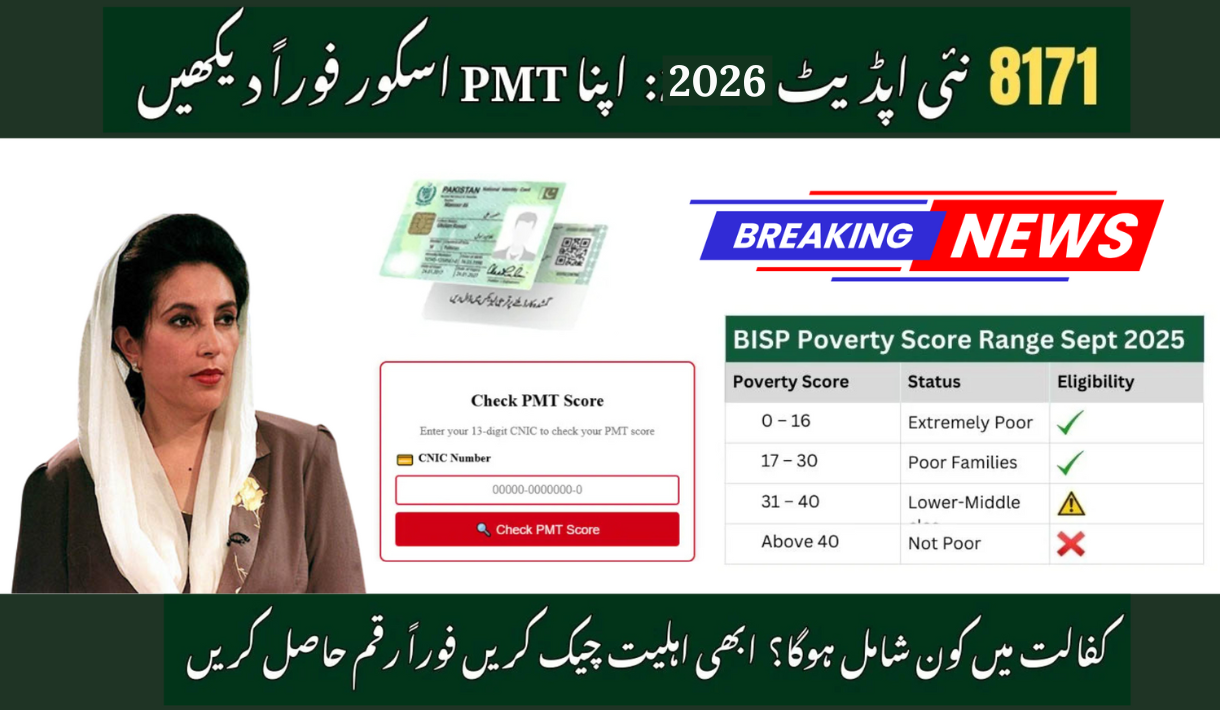 BISP Poverty Score 2026 Update: Who Qualifies in December & How Payments Are Approved
