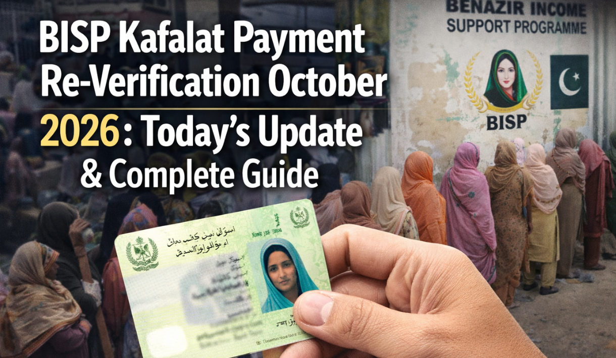 BISP Kafalat Payment Re-Verification October 2026: Today’s Update Complete Guide