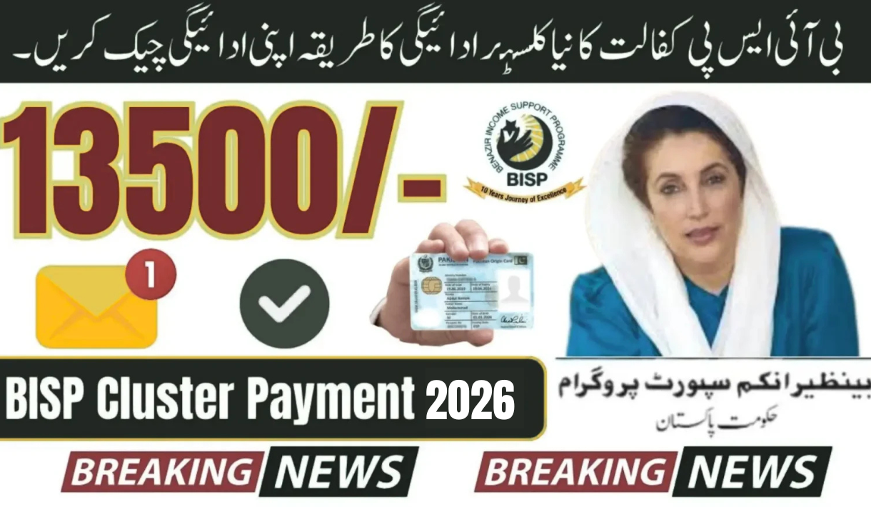 BISP Kafalat New Cluster Payment Method 2026: Check Your Payment & Cluster