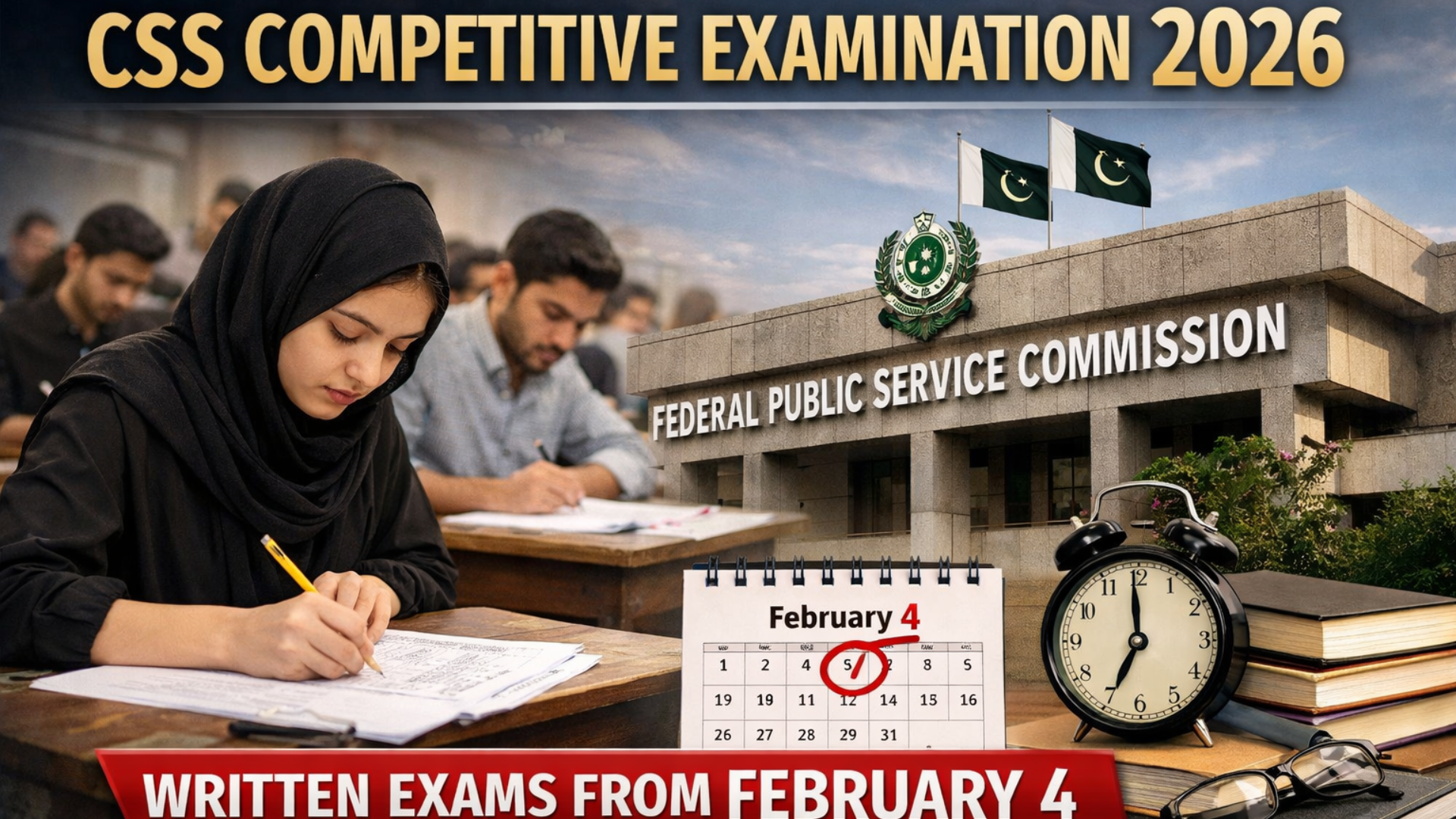 FPSC Finalizes Dates for CSS 2026 Written Exams