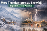 More Thunderstorms and Snowfall Expected Across Pakistan