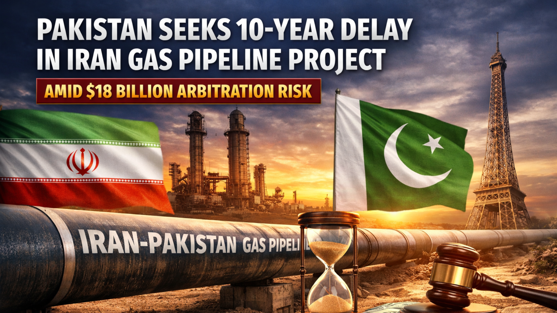 Pakistan Seeks 10-Year Delay in Iran Gas Pipeline Project Amid $18 Billion Arbitration Risk