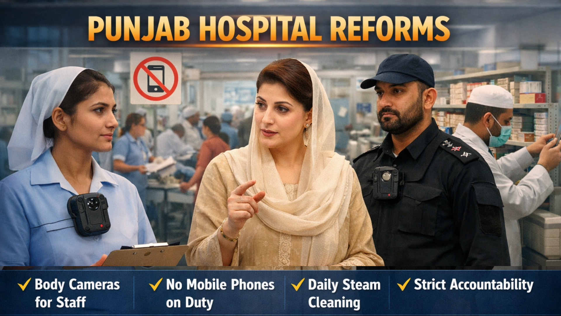 Punjab Introduces New Mandatory Rule for Hospital Staff to Improve Patient Care
