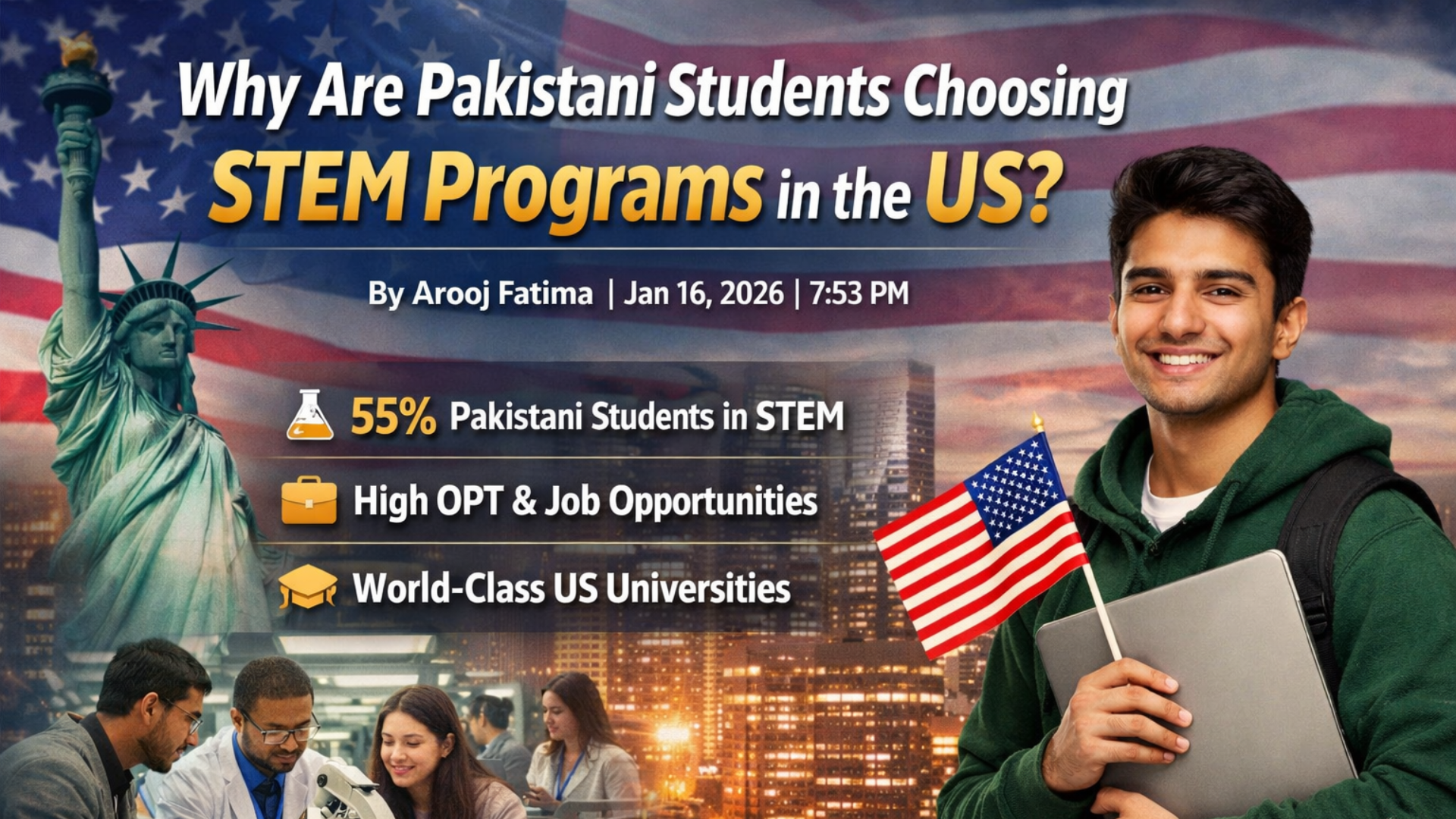 Why Are Pakistani Students Choosing STEM Programs in the US?